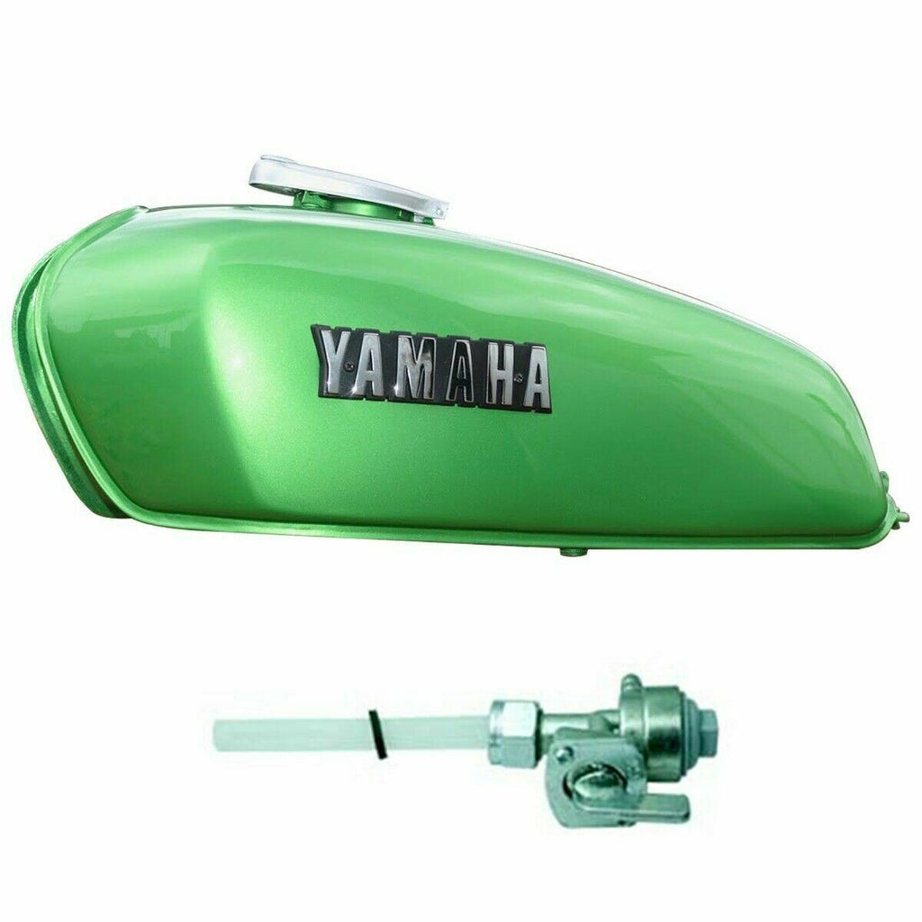 Yamaha Rx100 Rx125 Green Petrol Fuel Tank With Lid Cap Tap @USG